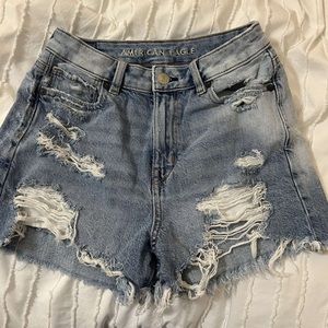 High waisted mom shorts american eagle